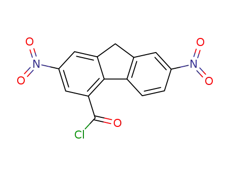 2,7-dinitro-9H-fluorene-4-carbonyl chloride