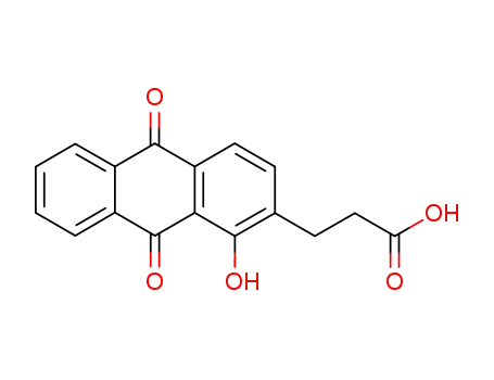 2-(2-carboxyethyl)-1-hydroxy-9,10-anthraquinone