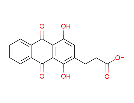 2-(2-carboxyethyl)-1,4-dihydroxy-9,10-anthraquinone