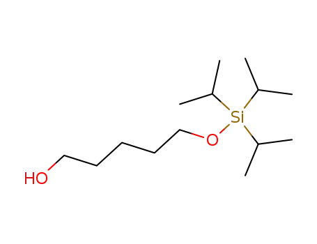 Molecular Structure of 226950-27-2 (1-Pentanol, 5-[[tris(1-methylethyl)silyl]oxy]-)