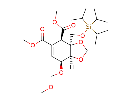 (3aS,4R,7S,7aS)-7-Methoxymethoxy-3a-triisopropylsilanyloxymethyl-3a,4,7,7a-tetrahydro-benzo[1,3]dioxole-4,5-dicarboxylic acid dimethyl ester