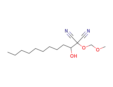 2-(1-hydroxy-decyl)-2-methoxymethoxy-malononitrile
