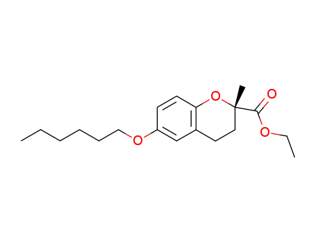 (S)-6-Hexyloxy-2-methyl-chroman-2-carboxylic acid ethyl ester