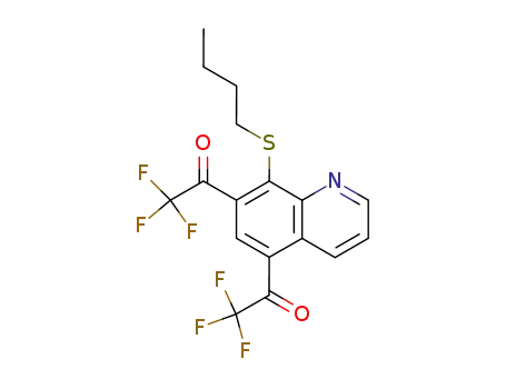 1-[8-Butylsulfanyl-7-(2,2,2-trifluoro-acetyl)-quinolin-5-yl]-2,2,2-trifluoro-ethanone