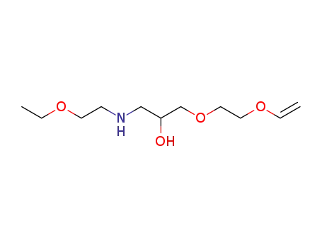 1-(2-vinyloxyethoxy)-3-(2-ethoxyethylamino)propan-2-ol