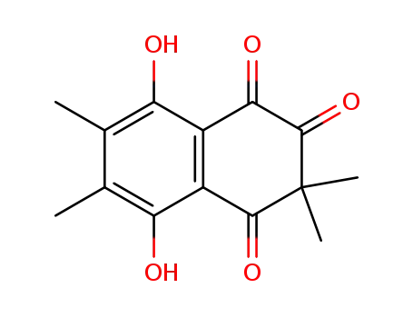 5,8-dihydroxy-3,3,6,7-tetramethyl-2-oxo-2,3-dihydro-1,4-naphthoquinone