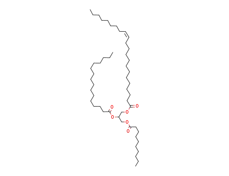 (Z)-Docos-13-enoic acid 3-decanoyloxy-2-hexadecanoyloxy-propyl ester