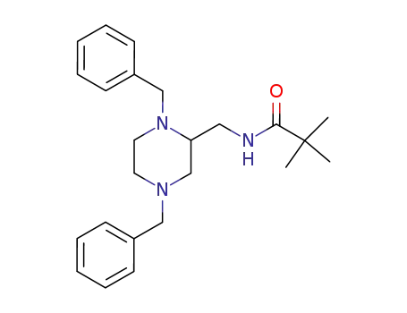 1,4-dibenzyl-2-(2,2-dimethylpropionylaminomethyl)piperazine