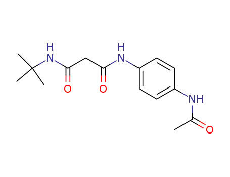 N-(4-acetylamino-phenyl)-N'-tert-butyl-malonamide