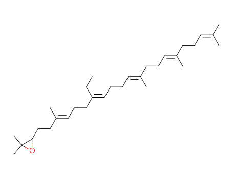 3-((3E,7E,11E,15E)-7-Ethyl-3,12,16,20-tetramethyl-henicosa-3,7,11,15,19-pentaenyl)-2,2-dimethyl-oxirane