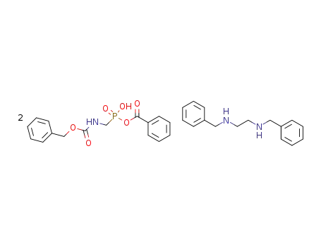 N,N'-dibenzylethylenediammonium bis[benzoyl N-(benzyloxycarbonyl)aminomethylphosphonate]