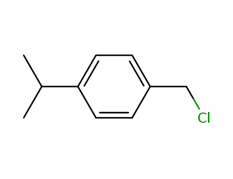 Molecular Structure of 2051-18-5 (4-ISOPROPYLBENZYL CHLORIDE)
