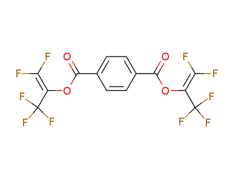 Molecular Structure of 213380-73-5 (1,4-Benzenedicarboxylic acid,
bis[2,2-difluoro-1-(trifluoromethyl)ethenyl] ester)
