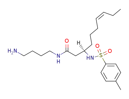 (3R,7Z)-N-(4-aminobutyl)-3-{[(4-methylphenyl)sulfonyl]amino}dec-7-enamide