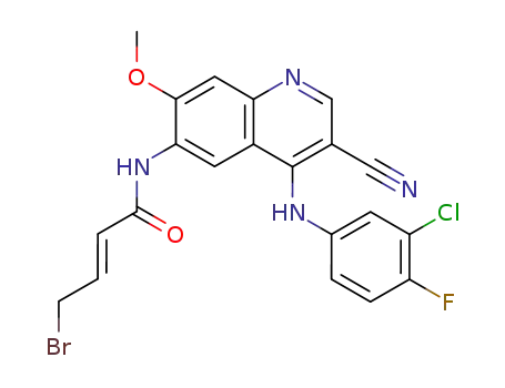 4-bromo-but-2-enoic acid [4-(3-chloro-4-fluoro-phenylamino)-3-cyano-7-methoxy-quinolin-6-yl]-amide