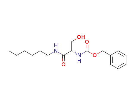((S)-1-Hexylcarbamoyl-2-hydroxy-ethyl)-carbamic acid benzyl ester