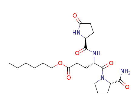 (S)-5-((S)-2-Carbamoyl-pyrrolidin-1-yl)-5-oxo-4-[((S)-5-oxo-pyrrolidine-2-carbonyl)-amino]-pentanoic acid hexyl ester