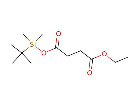 Molecular Structure of 594815-54-0 (Butanedioic acid, (1,1-dimethylethyl)dimethylsilyl ethyl ester)