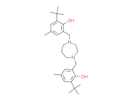 Molecular Structure of 503540-53-2 (Phenol,
2,2'-[(tetrahydro-1H-1,4-diazepine-1,4(5H)-diyl)bis(methylene)]bis[6-(1,
1-dimethylethyl)-4-methyl-)