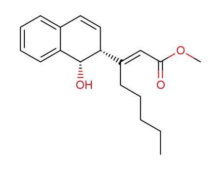 methyl (E)-3-[(1S,2R)-1-hydroxy-1,2-dihydro-2-naphthalenyl]-2-octenoate