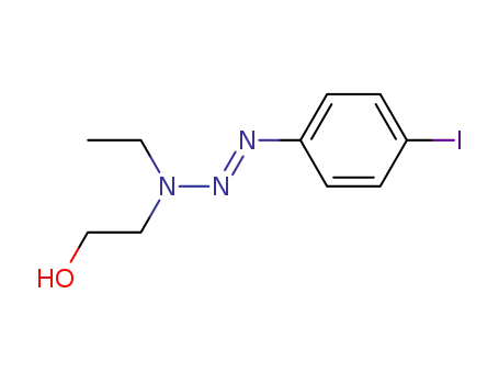 1-(4-iodophenyl)-3-(2-hydroxyethyl)-3-ethyltriazene
