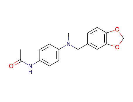N-methyl-N-piperonyl-4-acetamidoaniline
