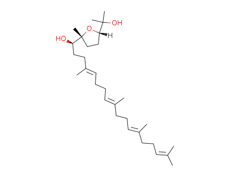 1-[5-(1-hydroxy-1-methyl-ethyl)-2-methyl-tetrahydro-furan-2-yl]-4,9,13,17-tetramethyl-octadeca-4,8,12,16-tetraen-1-ol