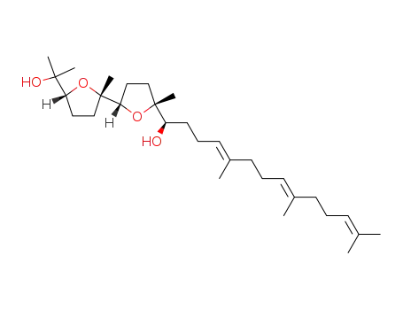 (4E,8E)-(R)-1-[(2S,5R,2'S,5'R)-5'-(1-Hydroxy-1-methyl-ethyl)-5,2'-dimethyl-octahydro-[2,2']bifuranyl-5-yl]-5,9,13-trimethyl-tetradeca-4,8,12-trien-1-ol