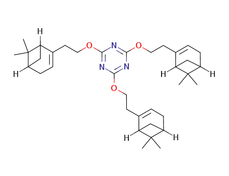 2,4,6-Tris-[2-((1R,5S)-6,6-dimethyl-bicyclo[3.1.1]hept-2-en-2-yl)-ethoxy]-[1,3,5]triazine