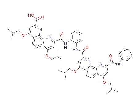 9-{2-[(4,7-diisobutoxy-9-phenylcarbamoyl-[1,10]phenanthroline-2-carbonyl)-amino]-phenylcarbamoyl}-4,7-diisobutoxy-[1,10]phenanthroline-2-carboxylic acid