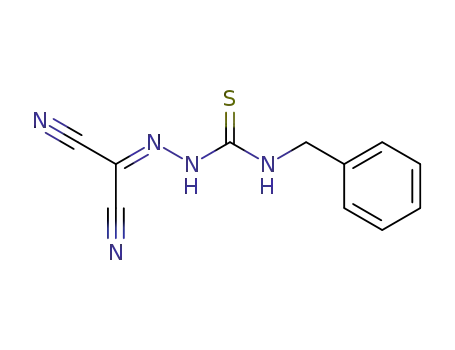 (4-benzylthiosemicarbazono)propanedinitrile
