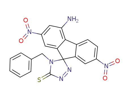 4-amino-4'-benzyl-2,7-dinitro-4',5'-dihydrospiro[fluoren-9,3'-(1,2,4-triazole)]-5'-thione