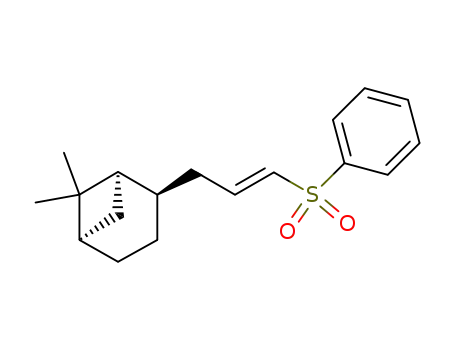 2-(3-benzenesulfonylallyl)-6,6-dimethylbicyclo[3.1.1]heptane
