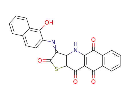 3-(1-hydroxy-naphthalen-2-ylimino)-3a,11a-dihydro-3H,4H-1-thia-4-aza-cyclopenta[b]anthracene-2,5,10,11-tetraone