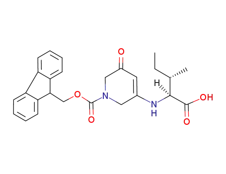 5-(1-carboxy-2-methyl-butylamino)-3-oxo-3,6-dihydro-2H-pyridine-1-carboxylic acid 9H-fluoren-9-ylmethyl ester