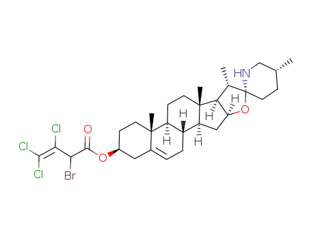 solasodinyl 2-bromo-3,4,4-trichlorobut-3-enoate