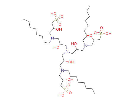 tris(4-aza-2,6-dihydroxy-4-octyl-7-sulfoheptyl)amine