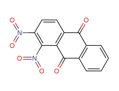 Molecular Structure of 57875-61-3 (1,2-dinitroanthracene-9,10-dione)