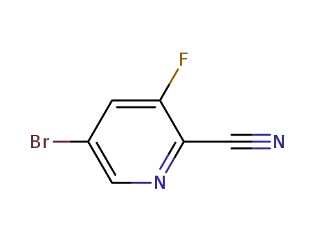 Molecular Structure of 886373-28-0 (5-Bromo-3-fluoro-pyridine-2-carbonitrile)
