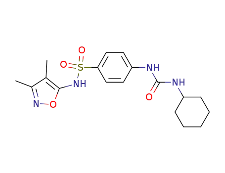 4-(N'-Cyclohexylureido)-N-(3,4-dimethyl-5-isoxazolyl)benzene sulfonamide