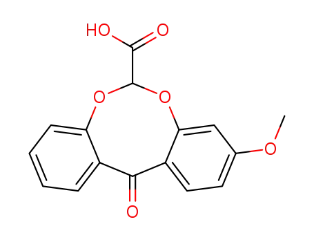 3-methoxy-12H-dibenzo[d,g][1,3]dioxocin-12-one-6-carboxylic acid