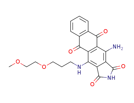 N-[3-(2-methoxyethoxy)propyl]-1,4-diaminoanthraquinone-2,3-dicarboximide