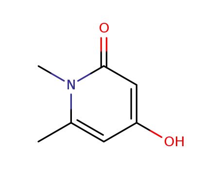 Molecular Structure of 6052-75-1 (4-hydroxy-1,6-dimethyl-2(1H)-pyridinone)