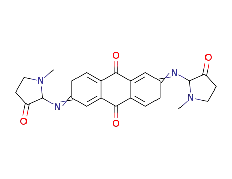 2,6-bis-(1-methylpyrrolidone-2-imino)-anthraquinone
