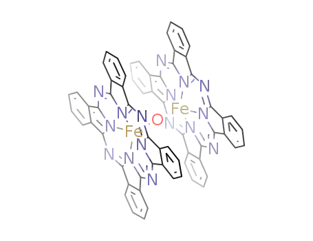 μ-oxo-bisphthalocyaninato(2-)ferrate(III)