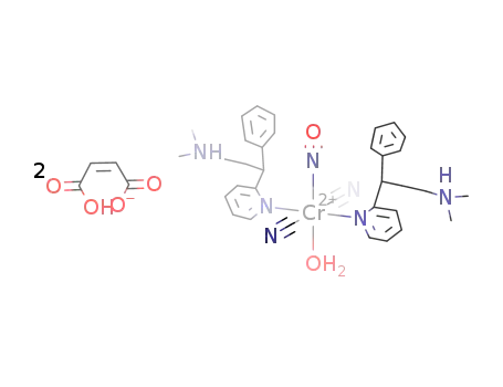 {Cr(NO)(CN)2(pheniramine maleate)2(H2O)}