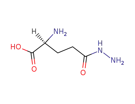 Molecular Structure of 1820-73-1 (L-GLUTAMIC ACID GAMMA-HYDRAZIDE)