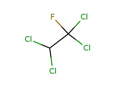 Molecular Structure of 354-14-3 (1-FLUORO-1,1,2,2-TETRACHLOROETHANE)