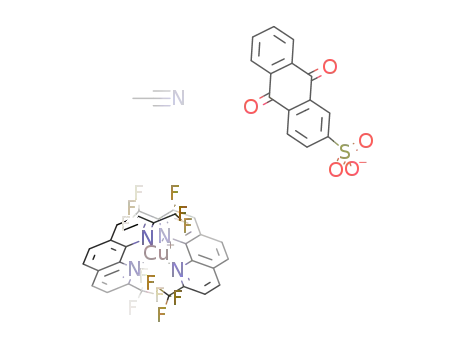 [Cu(2,9-bis(trifluoromethyl)-1,10-phenanthroline)2][9,10-anthraquinone-2-sulfonate]*CH3CN