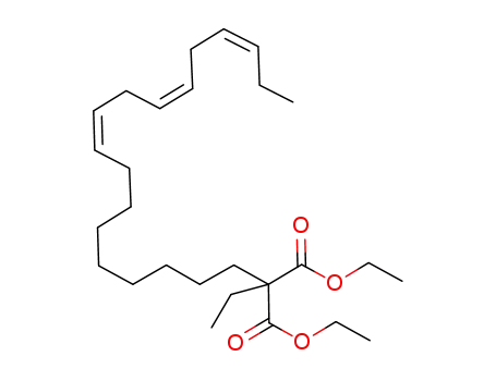ethyl (all-Z)-2-ethyl-2-ethoxycarbonyl-11,14,17-eicosatrienoate
